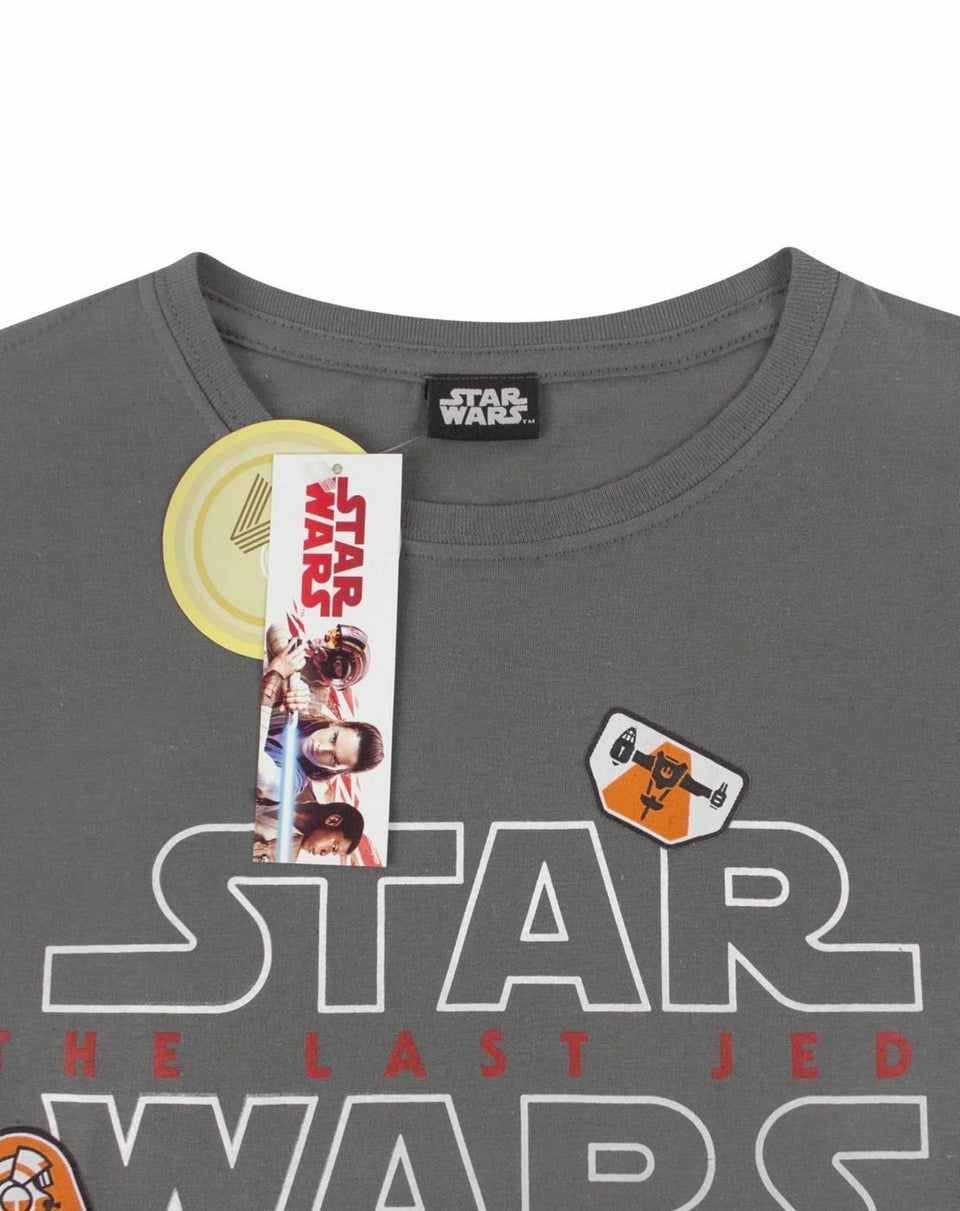 Star Wars Grey Badges T Shirt