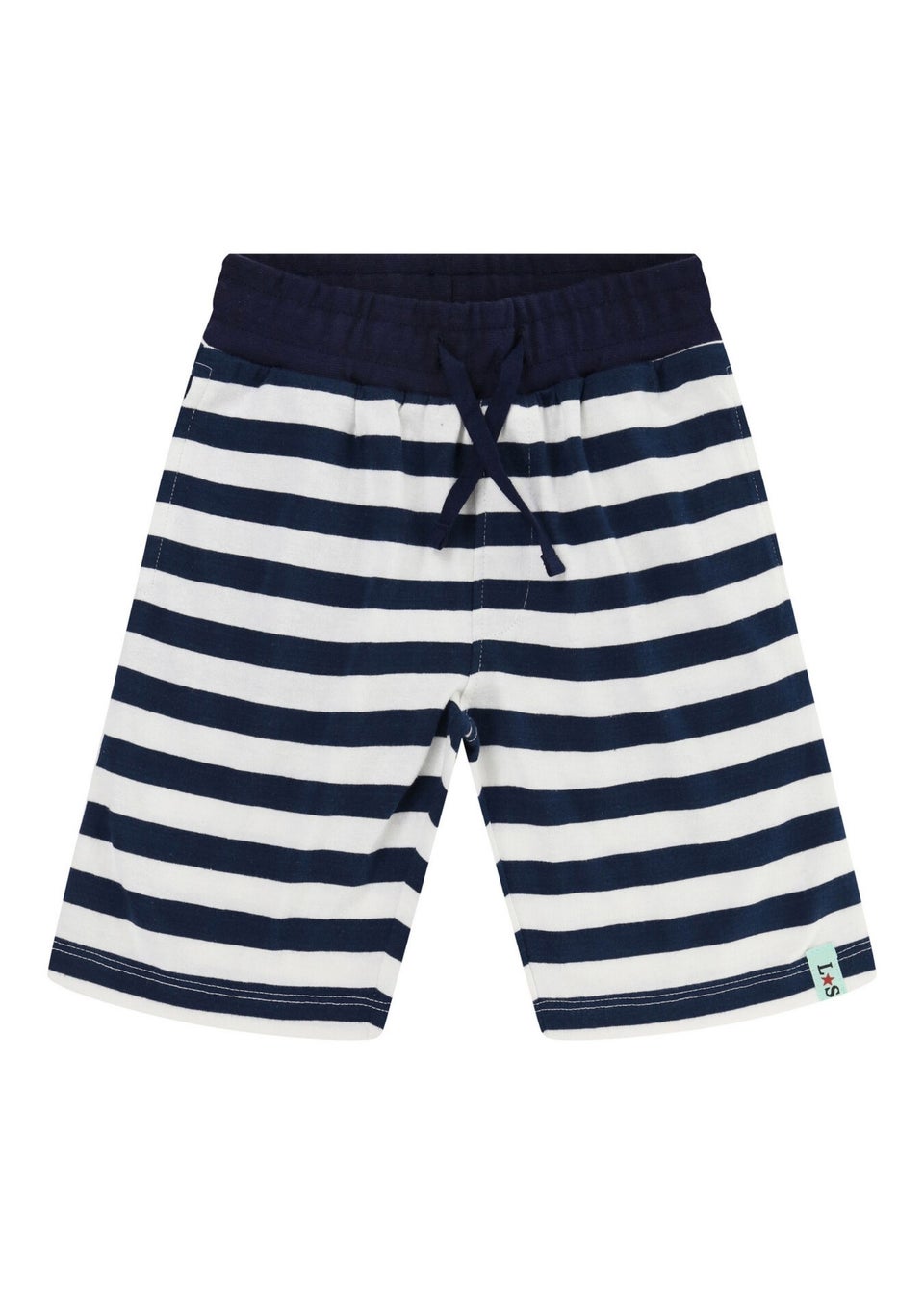 Lilly & Sid Multi Coloured 2 Pack Nautical & Stripe Print Shorts (0-7 Years)