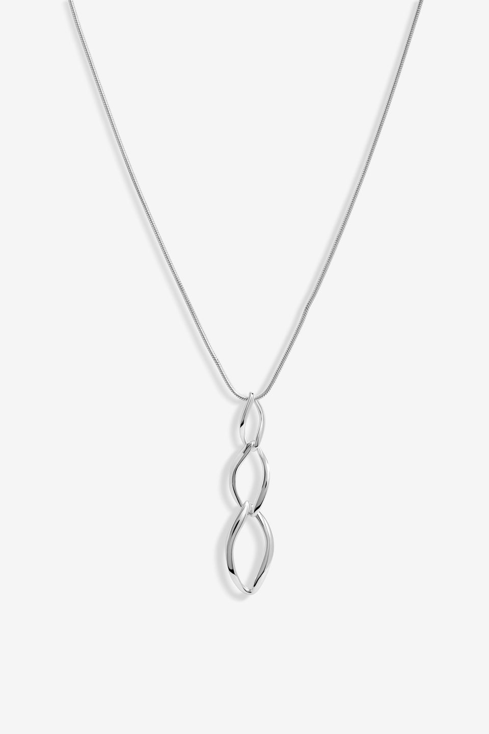 Simply Silver Sterling Silver 925 Polished Flat Spiral Pendant