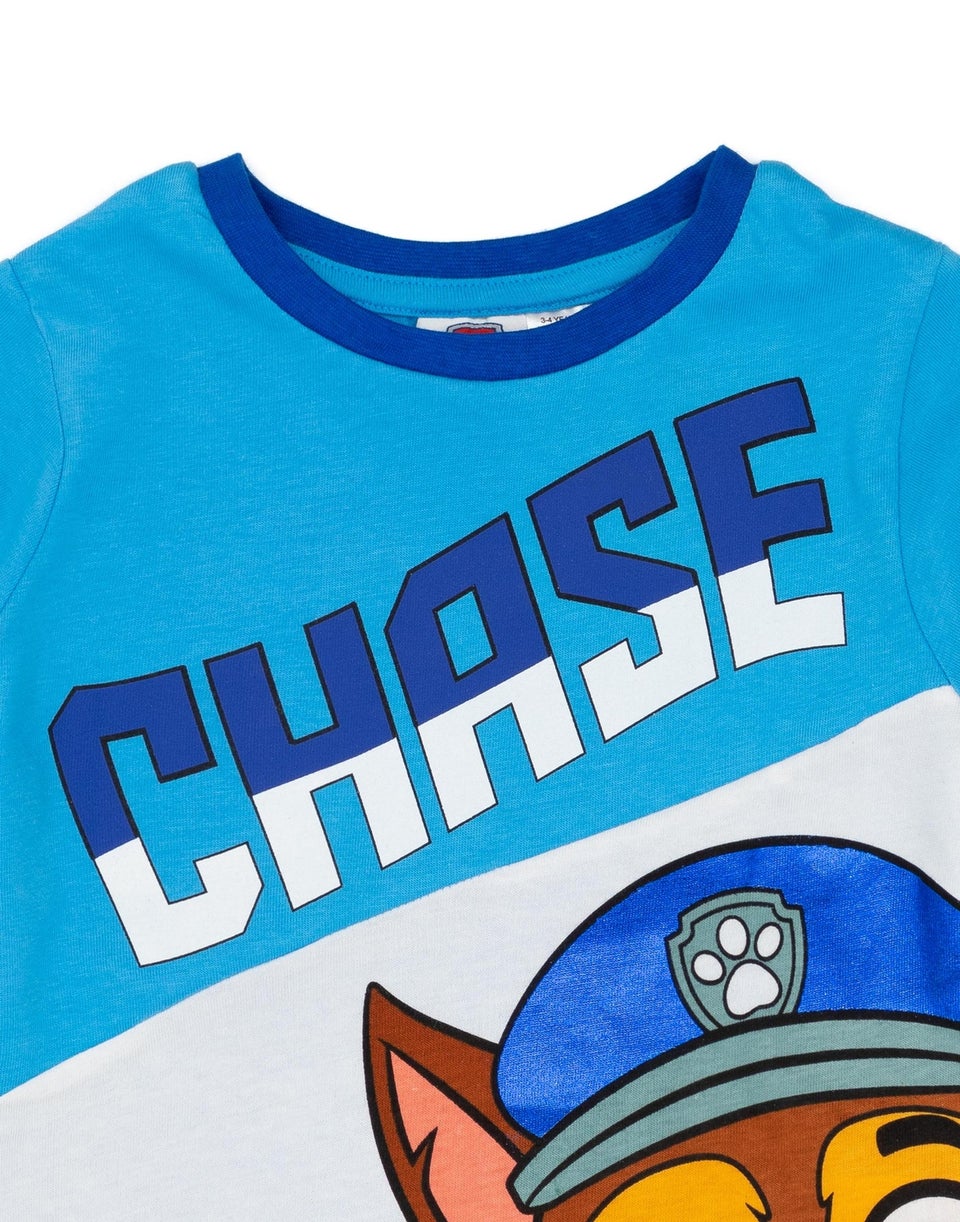 Paw Patrol Chase Kids Shortie Blue Pyjamas (12 Months-6 Years)