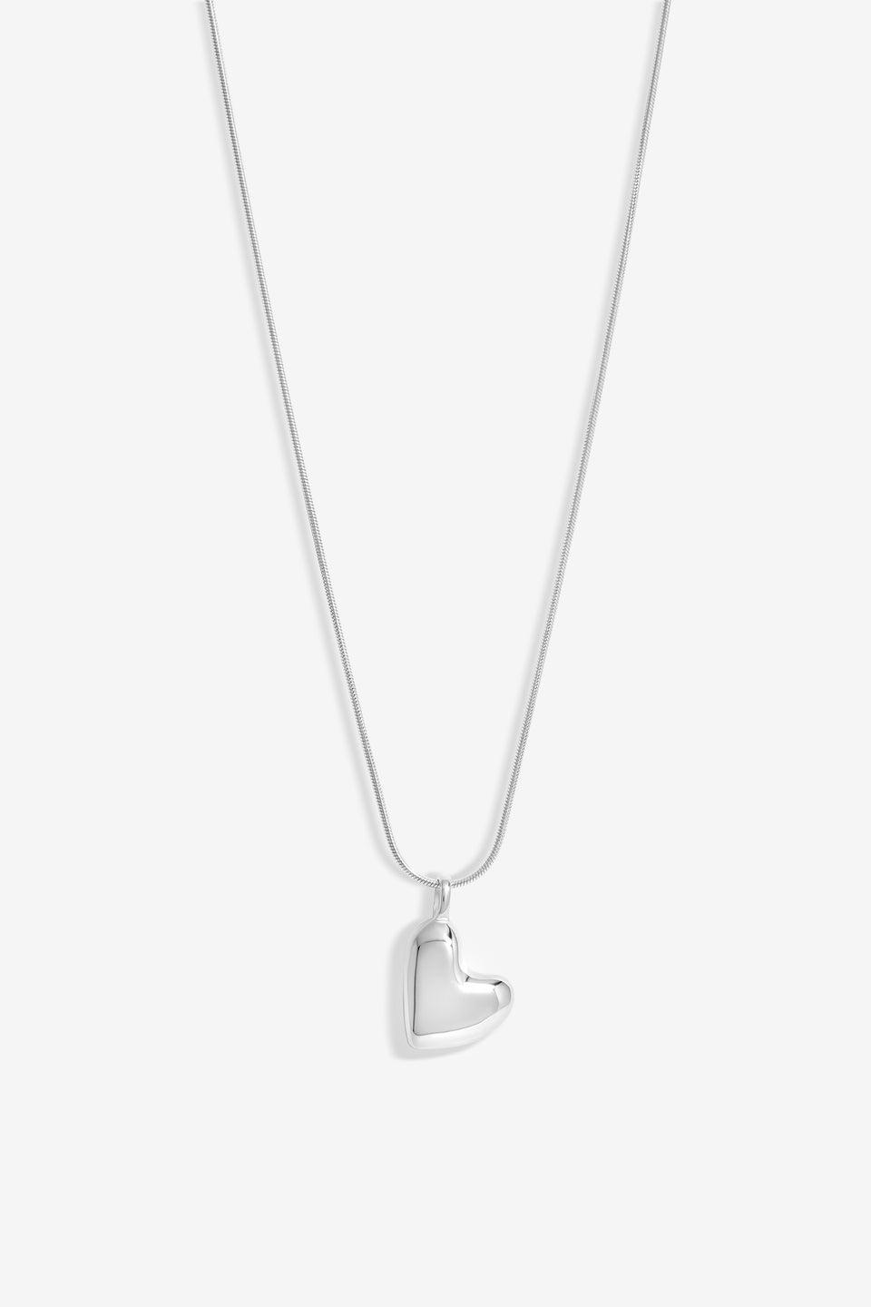 Simply Silver Sterling Silver 925 Molten Heart Pendant