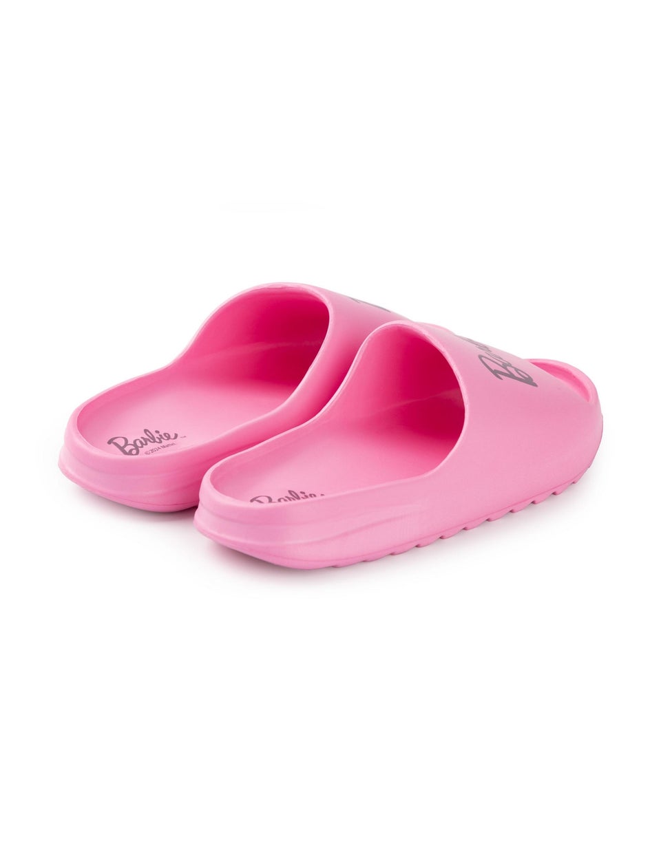 Barbie Kids Pink Sliders (Younger 8-2.5 Older)