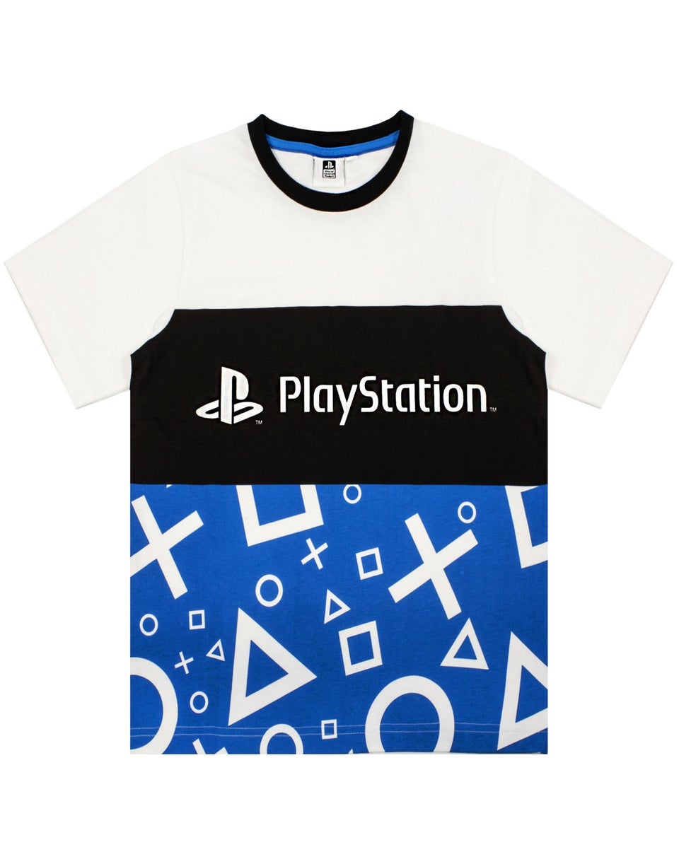 PlayStation Kids Long Leg Black Pyjamas (5-14 Years)
