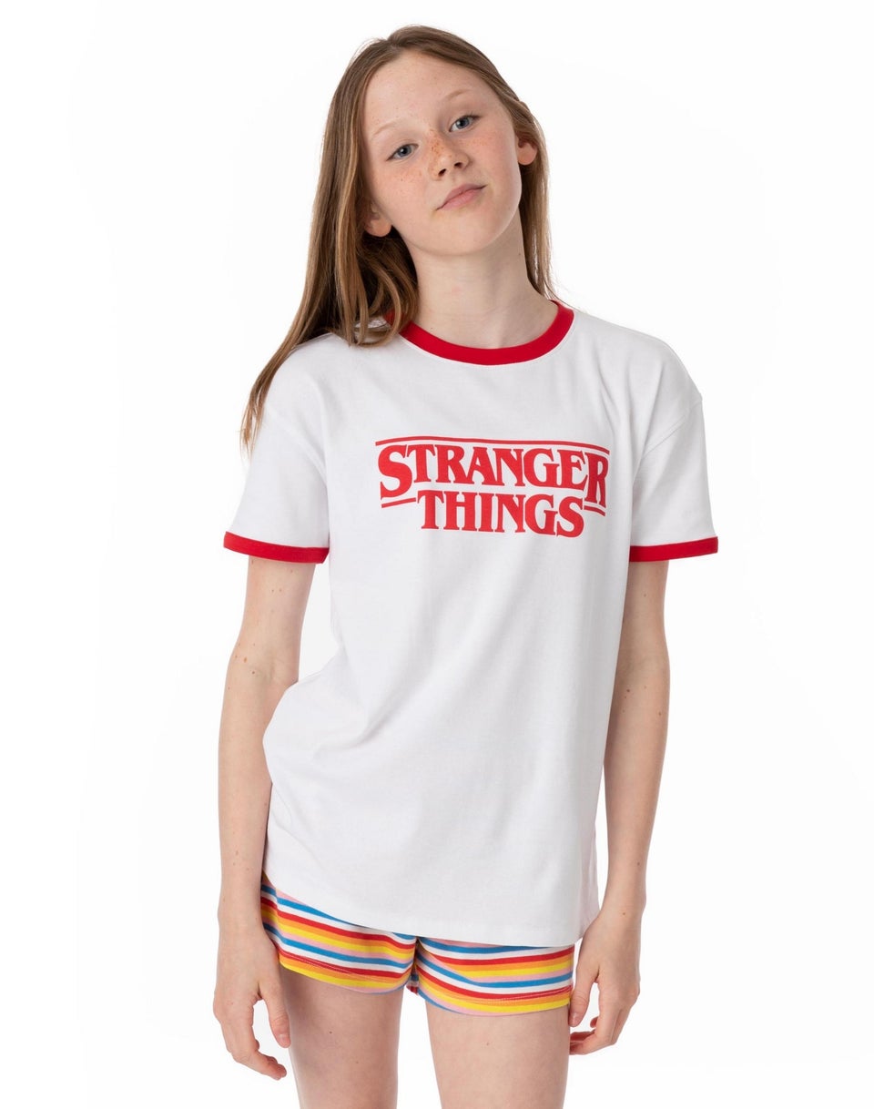 Stranger Things Kids Shortie Multi Pyjamas (7-14 Years)