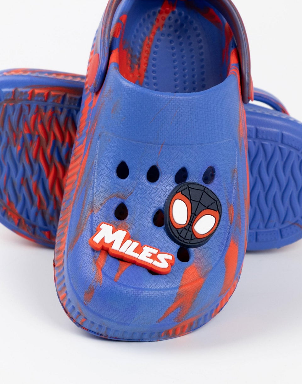 Marvel Spidey Kids Black Clogs (Younger 6-12 Older)