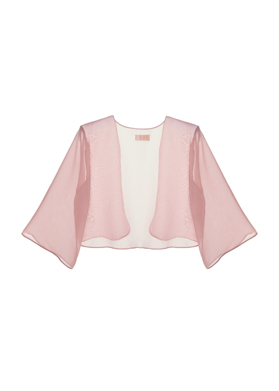 Quiz Pink Crop Sleeve Cover Up