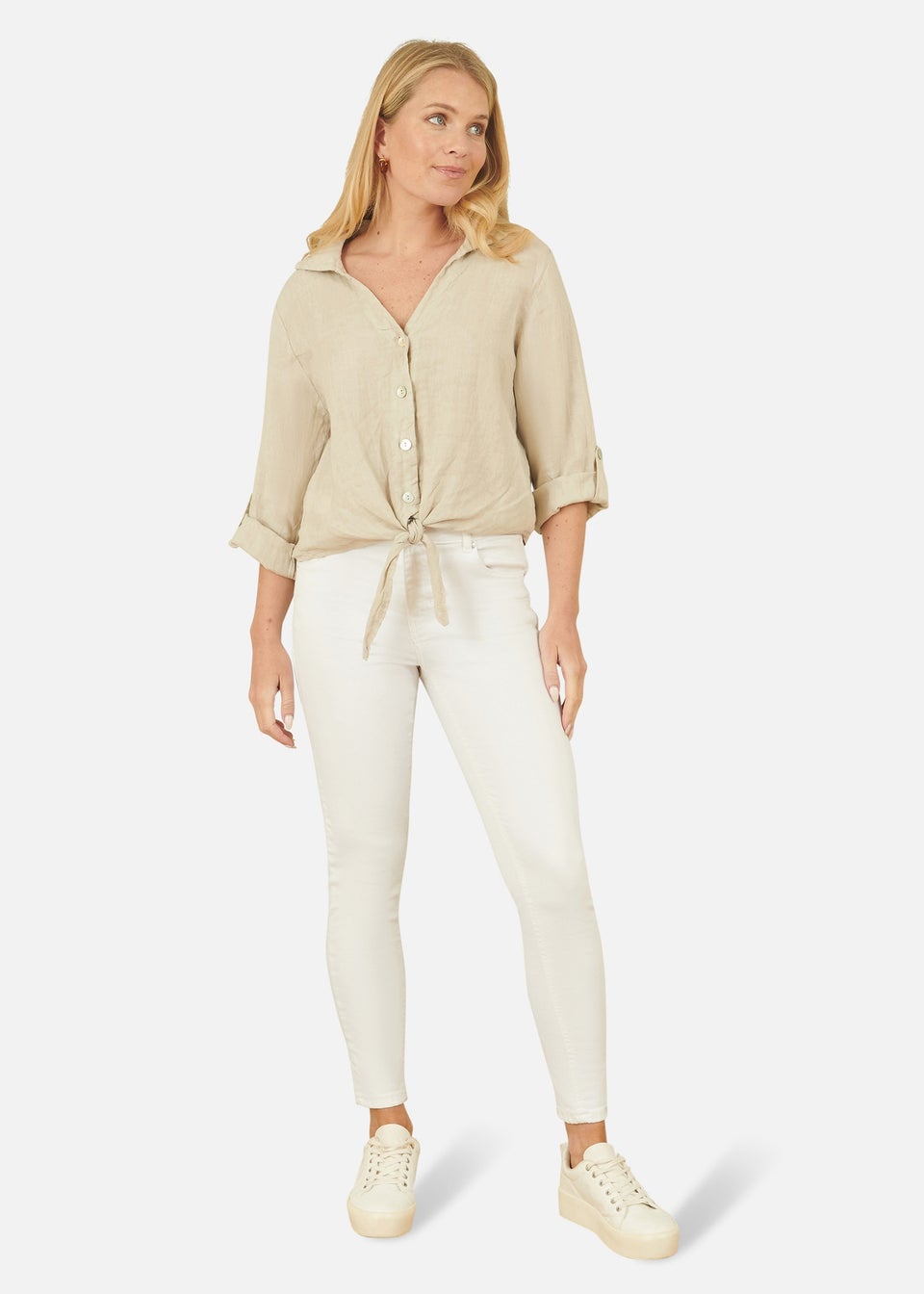 Yumi Stone Italian Linen Shirt