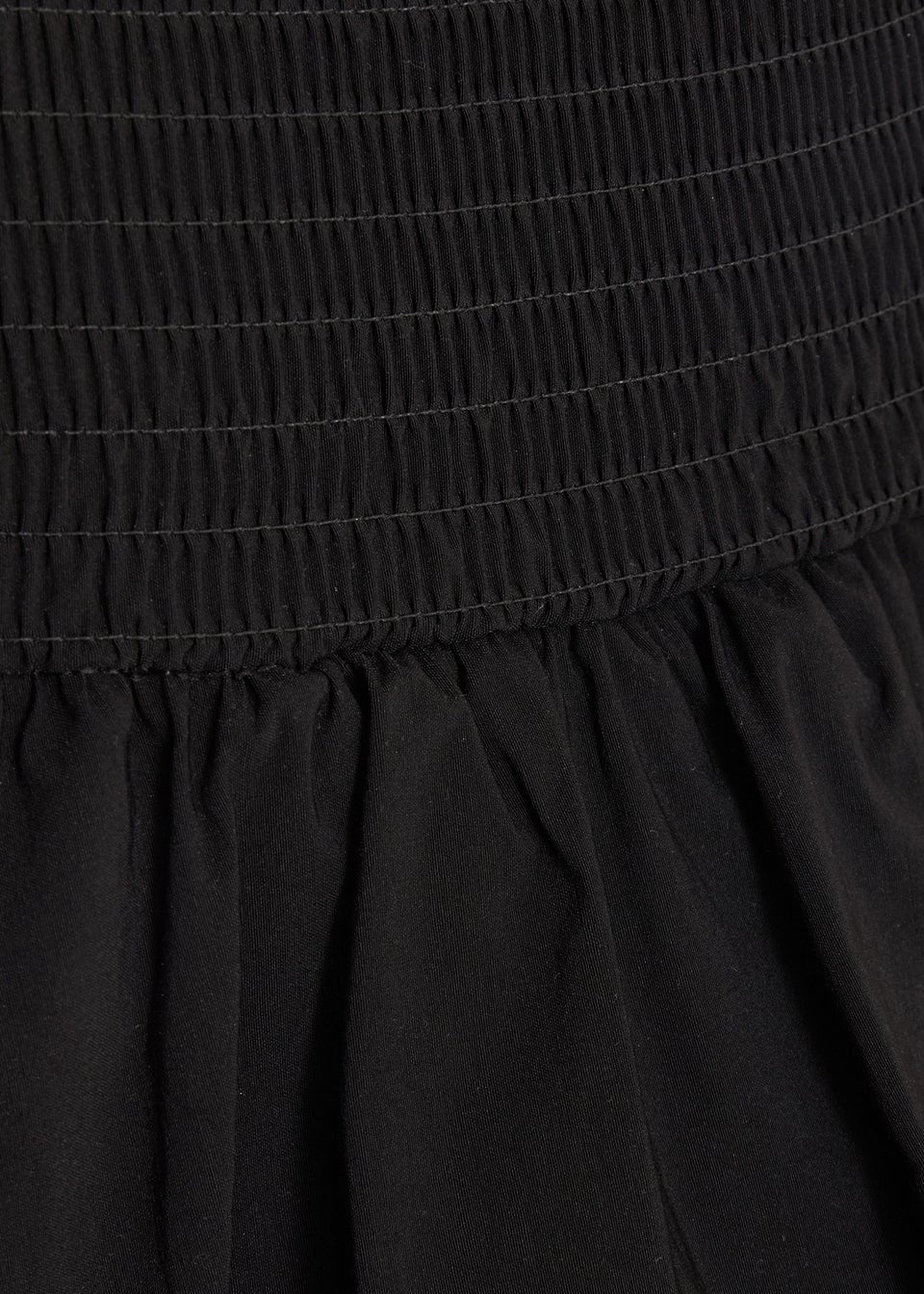Quiz Black Bubble Hem Mini Skirt