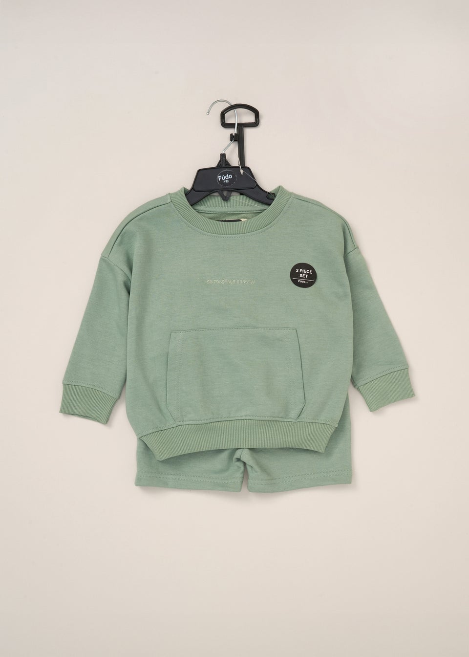 Fudo Soft Green Jumper & Shorts Outfit Set (12-24mnths)