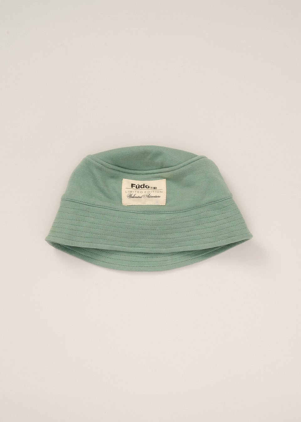 Fudo Soft Green T Shirt Shorts & Bucket Hat Outfit Set (12-24mnths)