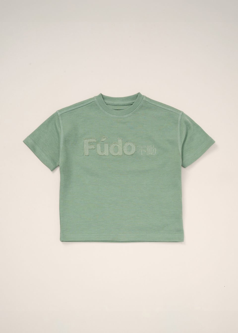 Fudo Soft Green T Shirt Shorts & Bucket Hat Outfit Set (12-24mnths)