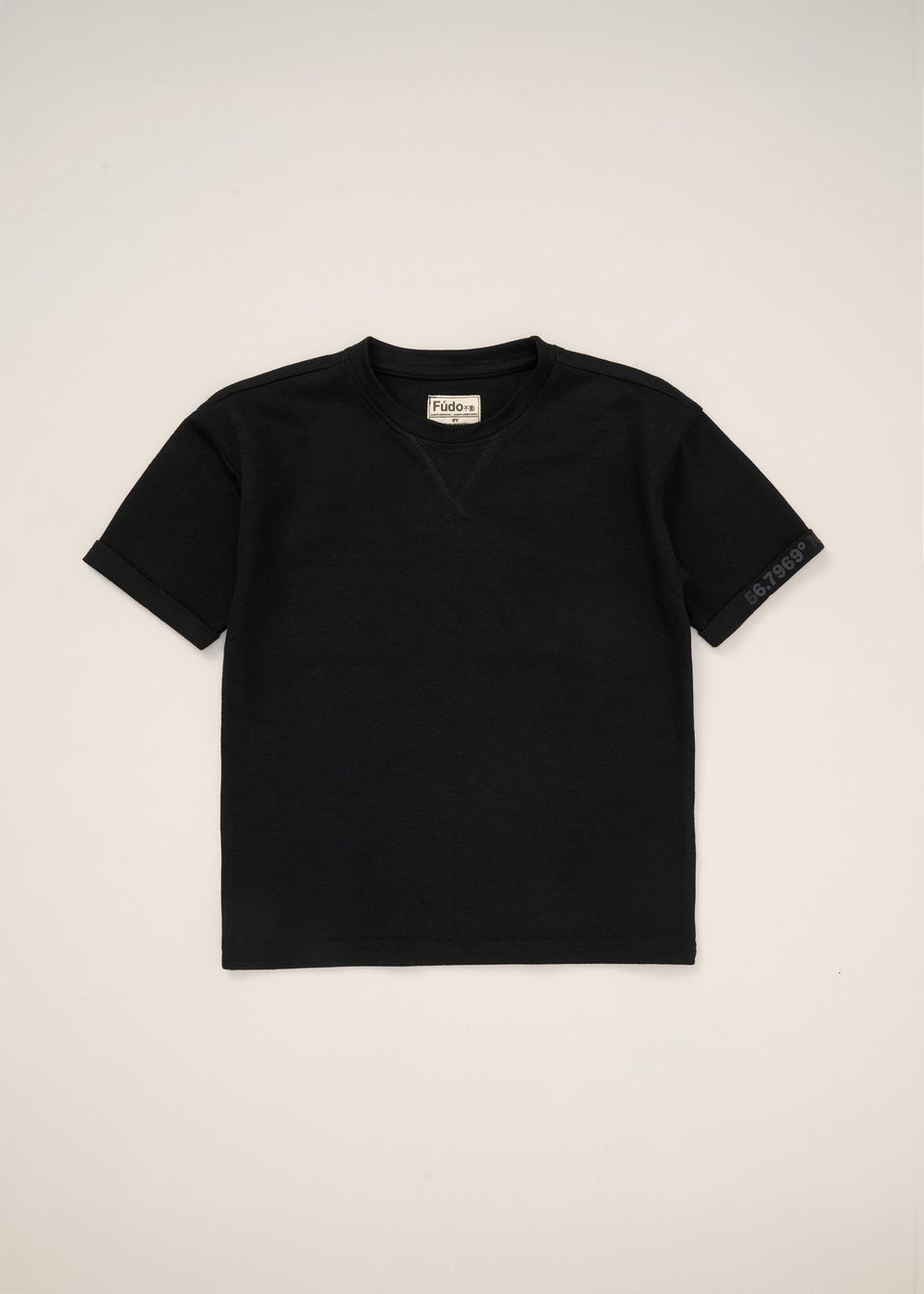 Fudo Black T Shirt Shorts & Bucket Hat Outfit Set (5-7yrs)