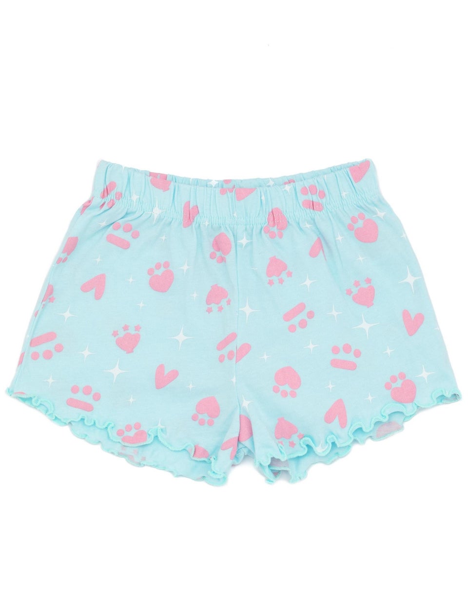 Gabbys Dollhouse Kids Blue Shortie Pyjamas (2-6 Years)