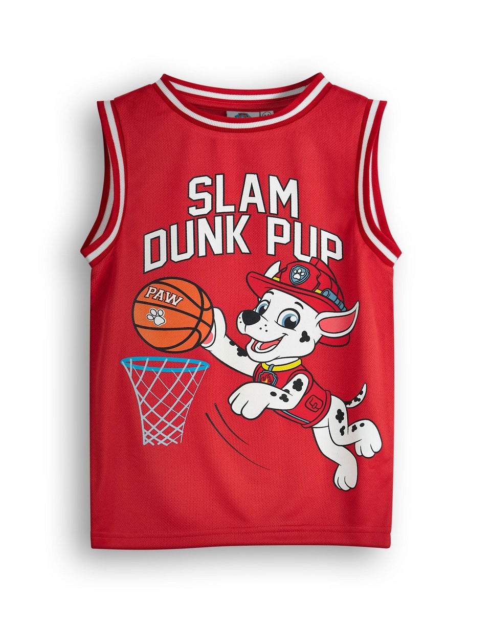 Paw Patrol Marshall Kids Red Basketball Top (2-7 Years)