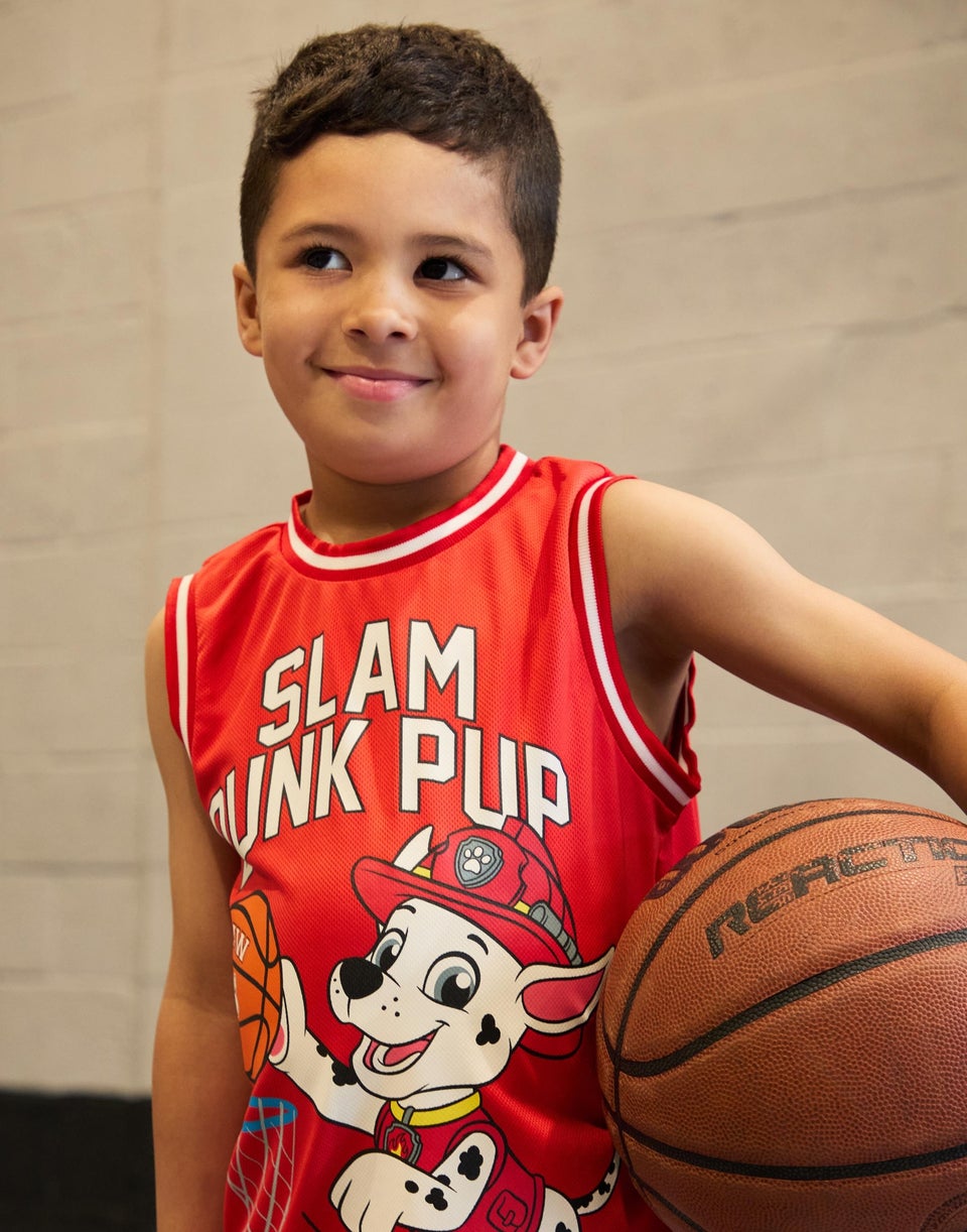 Paw Patrol Marshall Kids Red Basketball Top (2-7 Years)