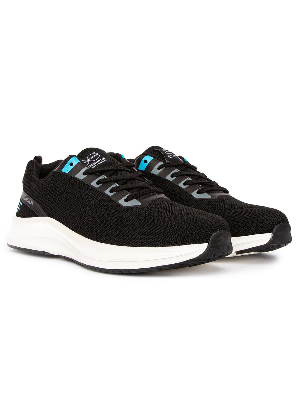 Crosshatch Black Rivas Flyknit Trainers