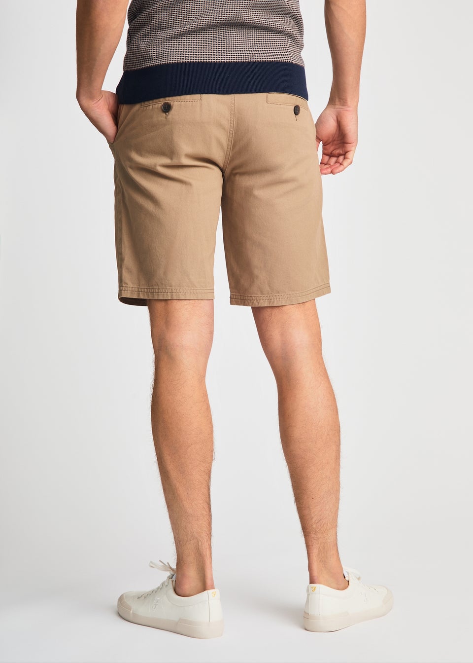 Kensington Eastside Stone Cotton Chino Shorts