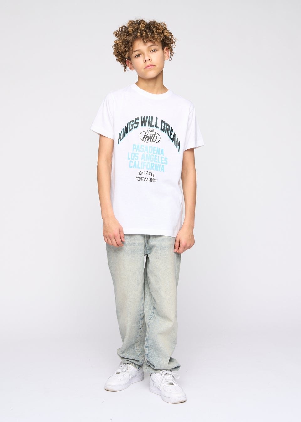 Kings Will Dream White Pasadena T-Shirt (7-14 yrs)