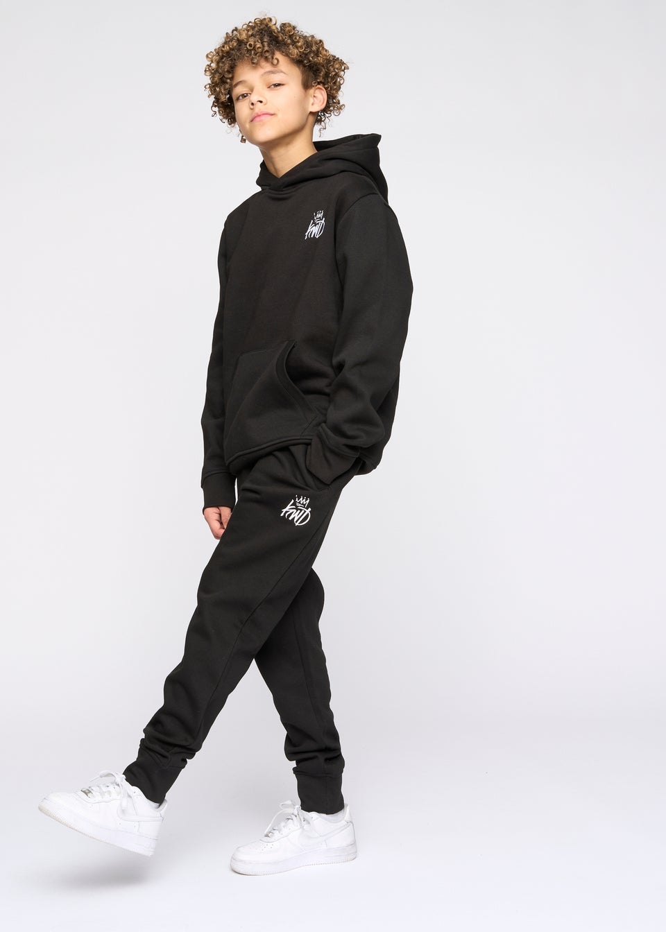 Kings Will Dream Black Crosby Joggers (7-14 yrs)