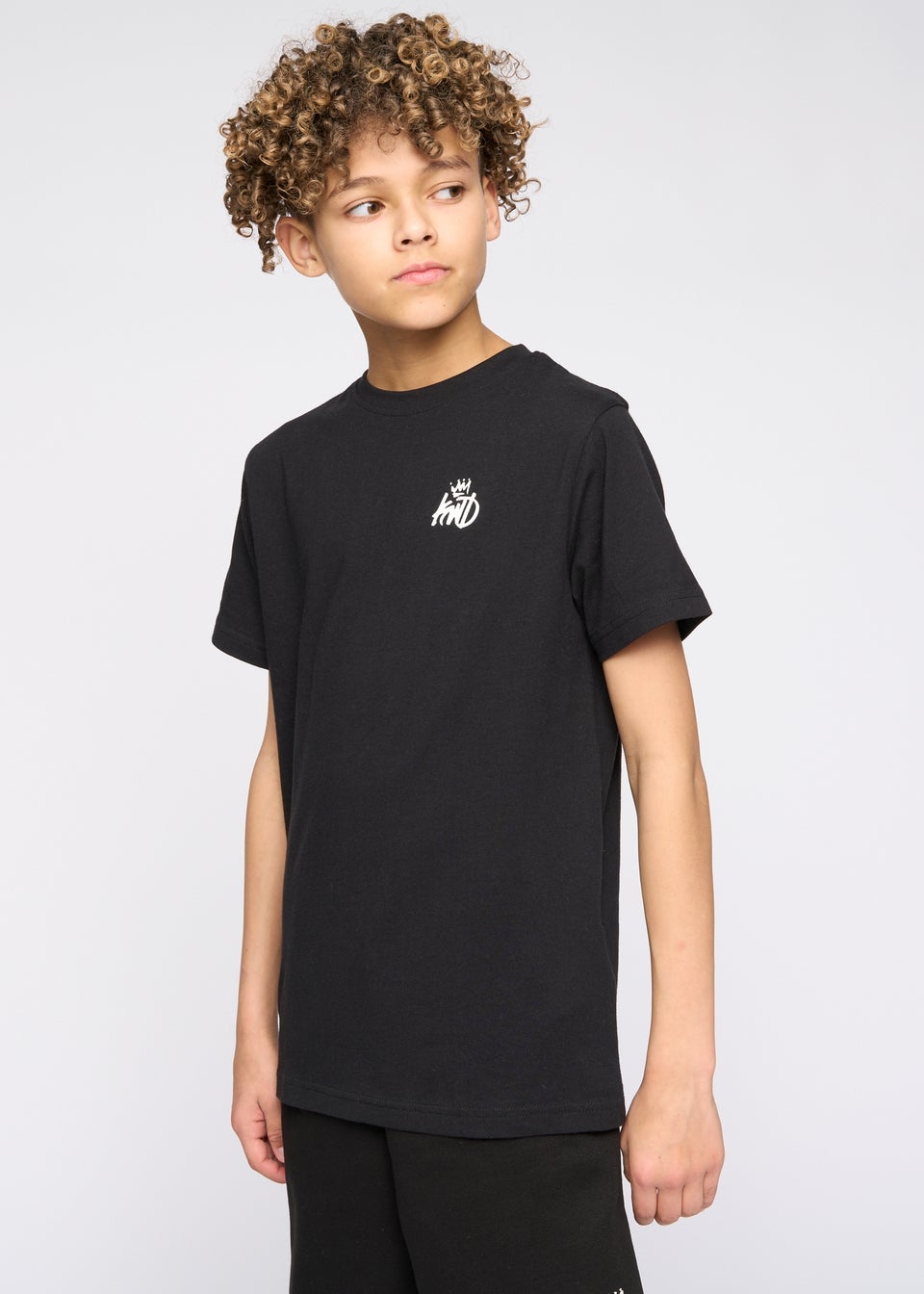 Kings Will Dream Black Stanton T-Shirt (7-14 yrs)