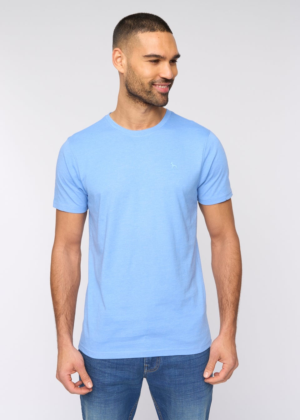 Bewley & Rich Mid Blue Barlowe T-Shirt
