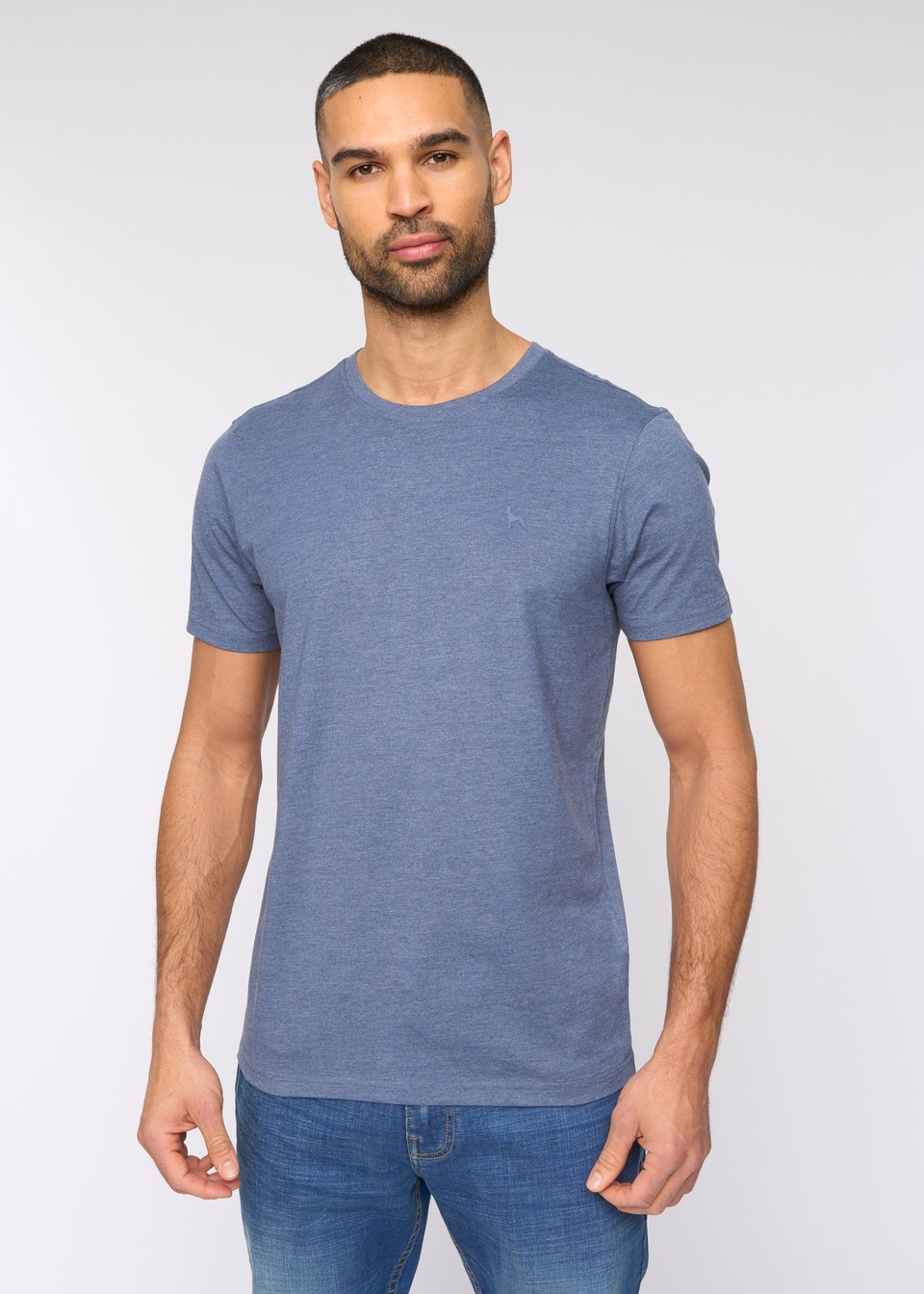 Bewley & Rich Denim Marl Barlowe T-Shirt