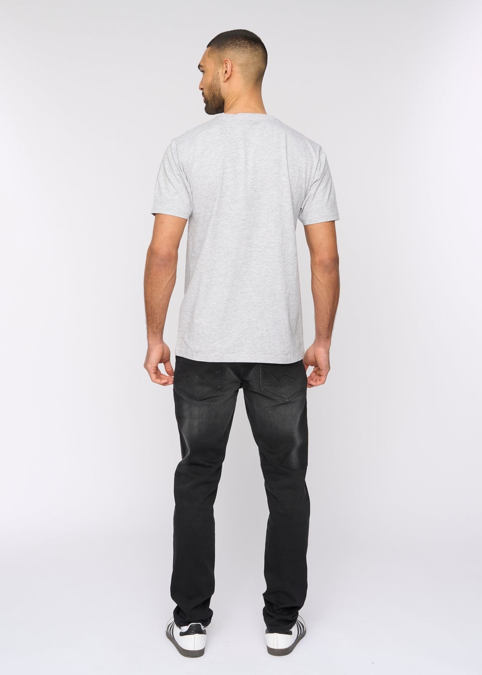 Bewley & Ritch Light Grey Marl Macklin T-Shirt