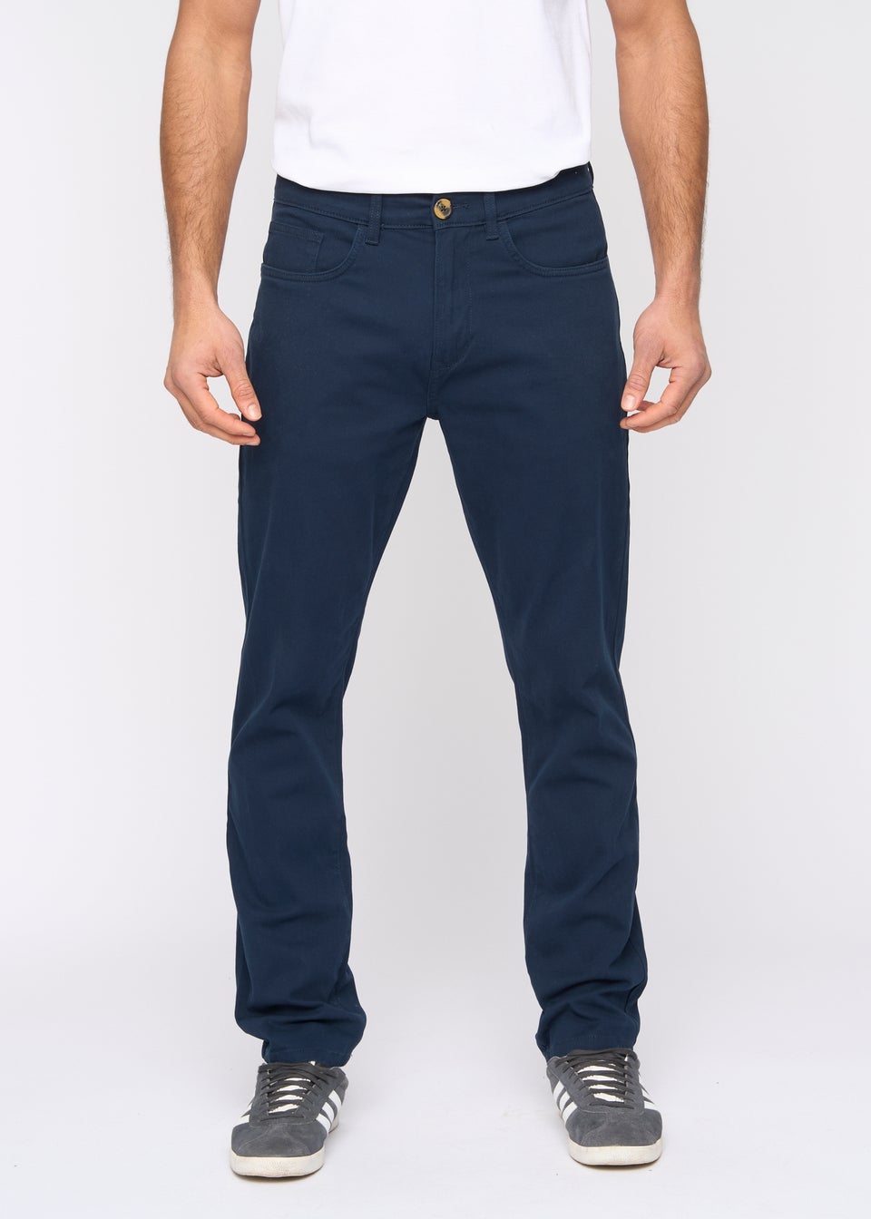 Bewley & Rich Navy Stokland Regular Chinos