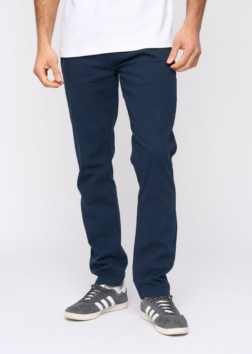 Bewley & Rich Navy Stokland Regular Chinos