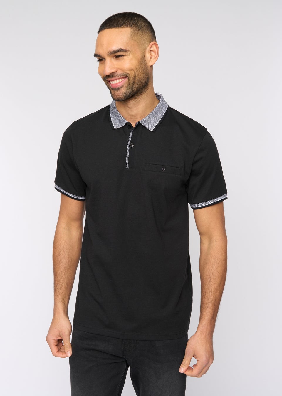Bewley & Rich Black Eastbrook Polo