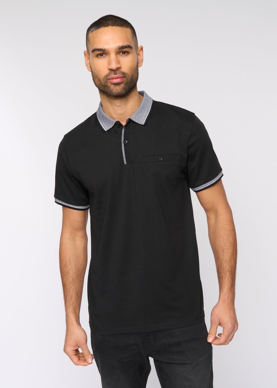 Bewley & Rich Black Eastbrook Polo