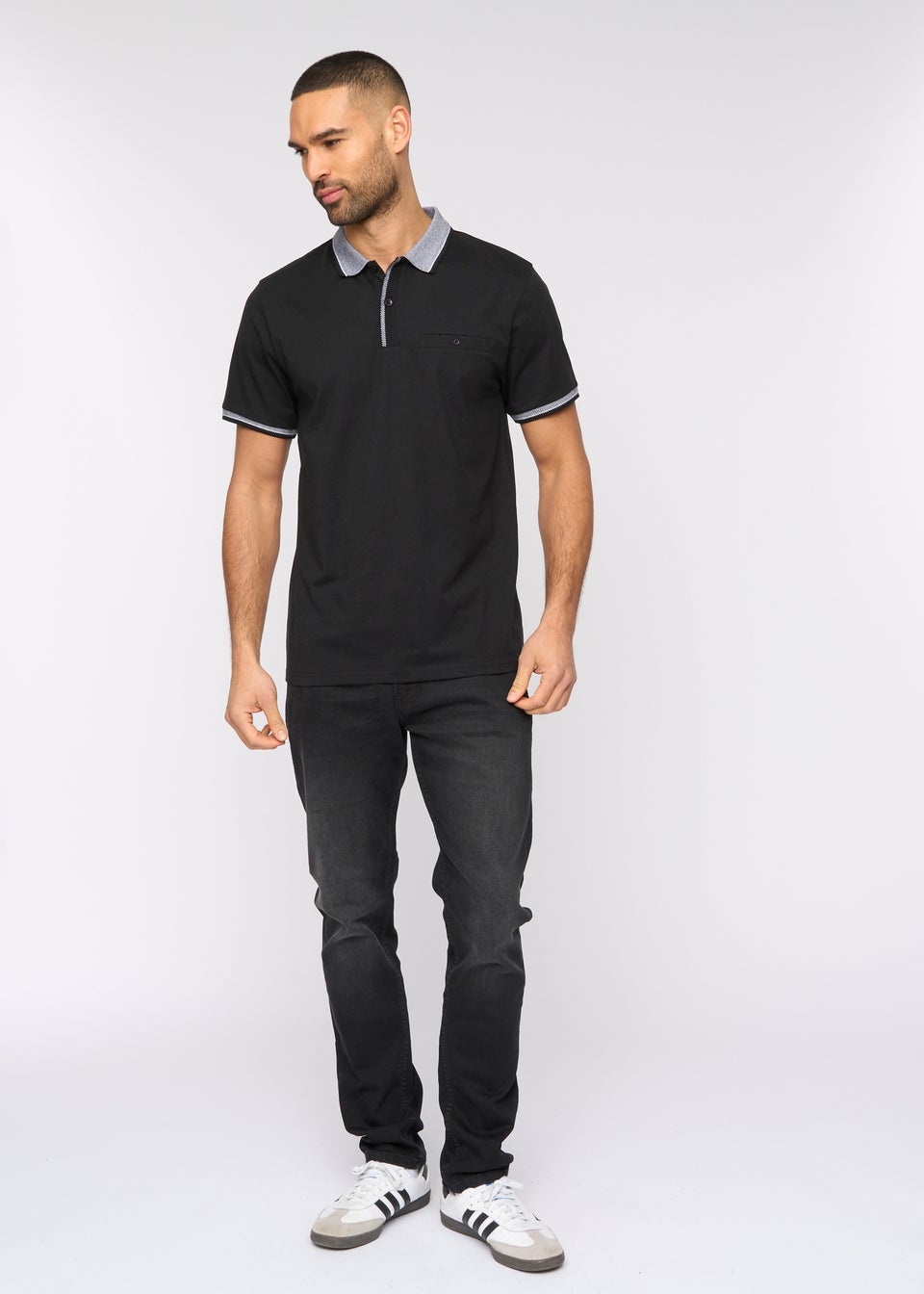 Bewley & Rich Black Eastbrook Polo