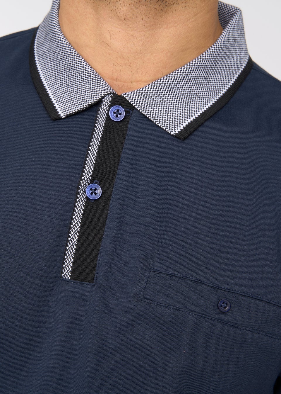 Bewley & Rich Navy Eastbrook Polo