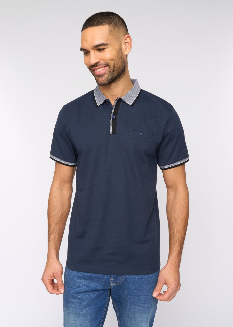 Bewley & Rich Navy Eastbrook Polo