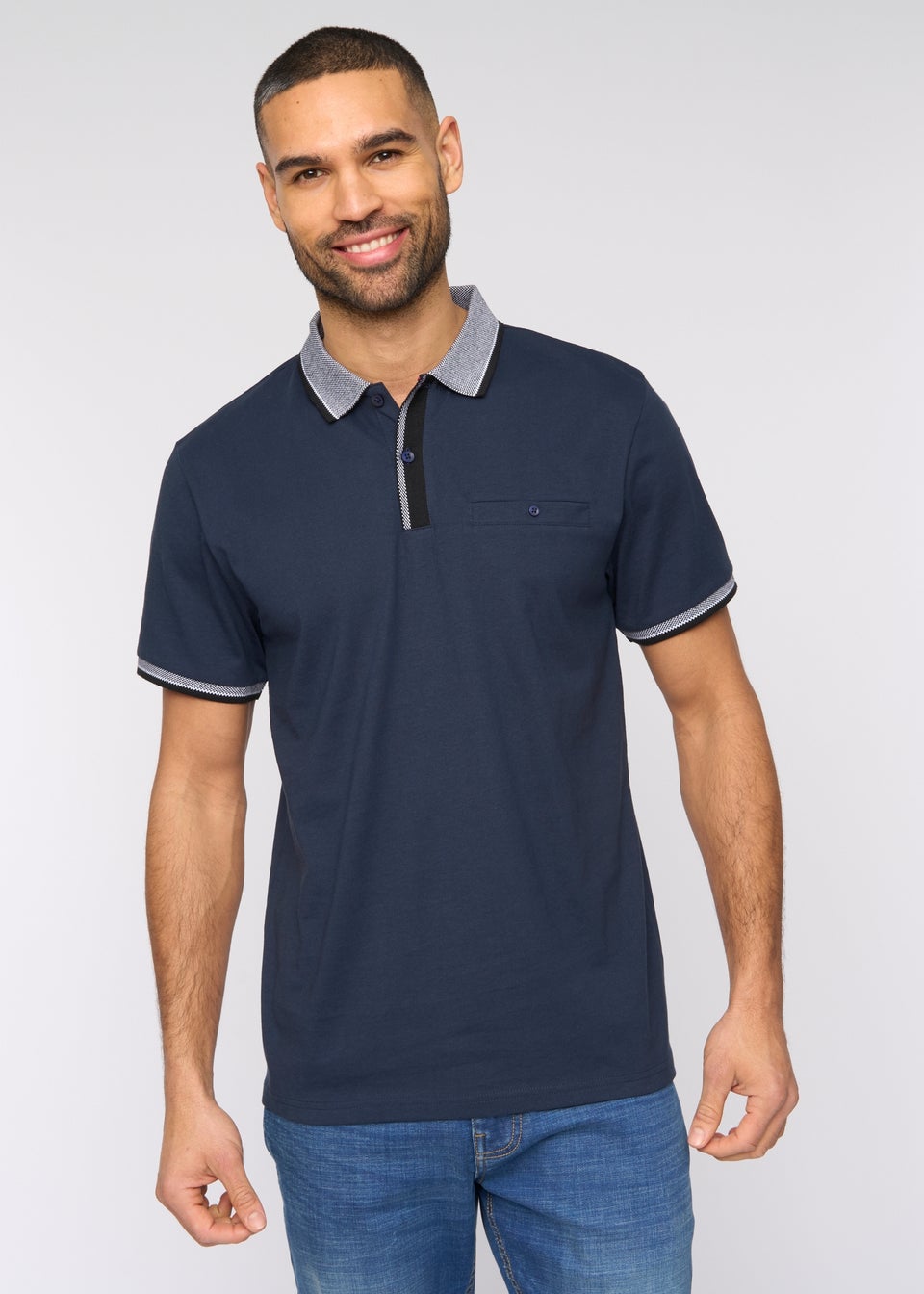 Bewley & Rich Navy Eastbrook Polo