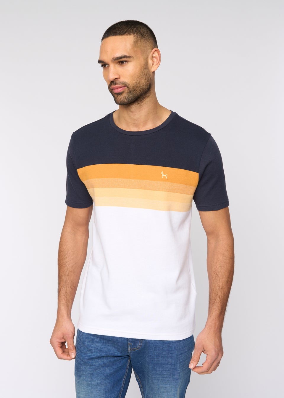 Bewley & Rich Navy/Orange Kemble T-Shirt