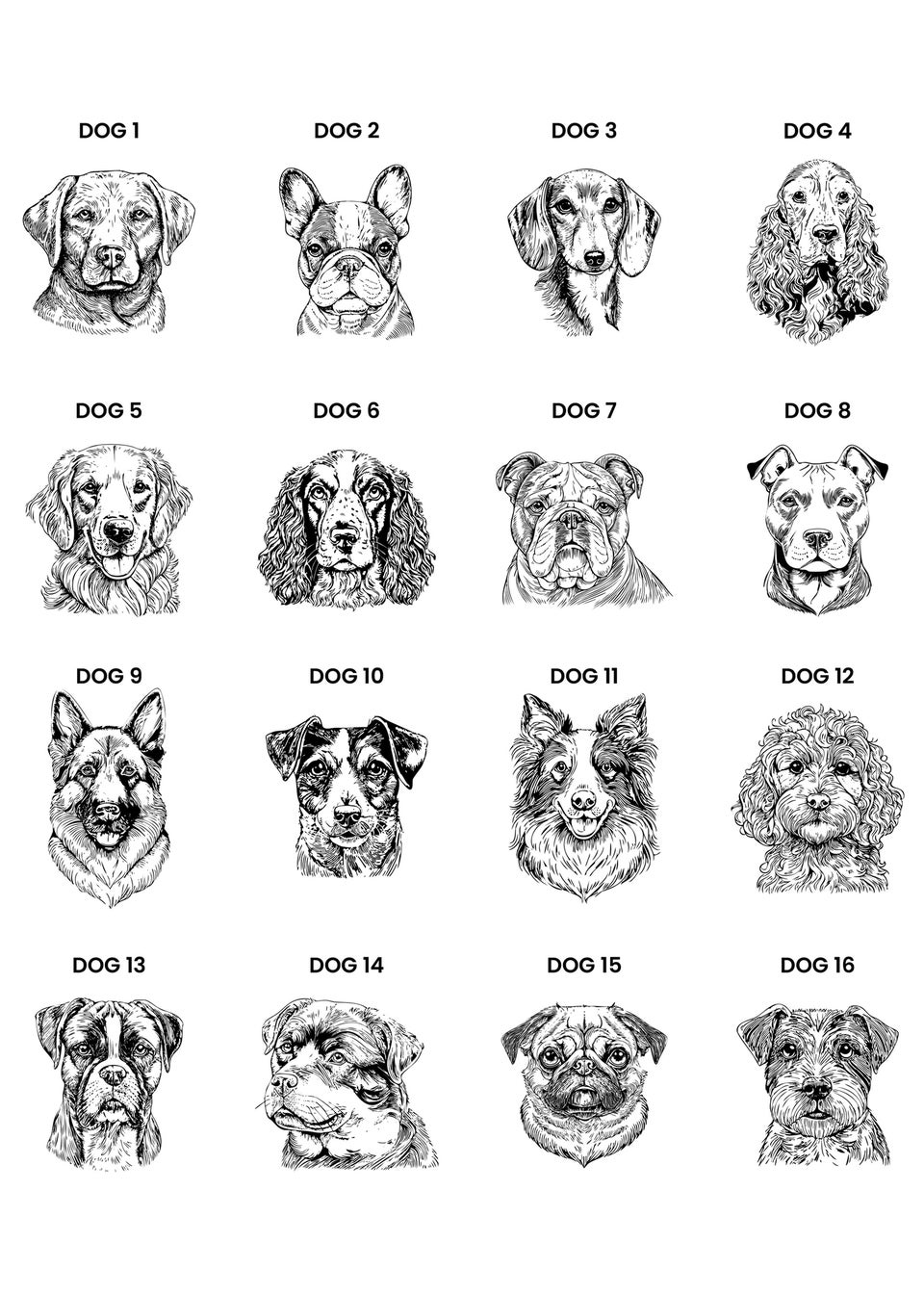 Personalised Memento Company Grey Dog Breed Lead Hooks