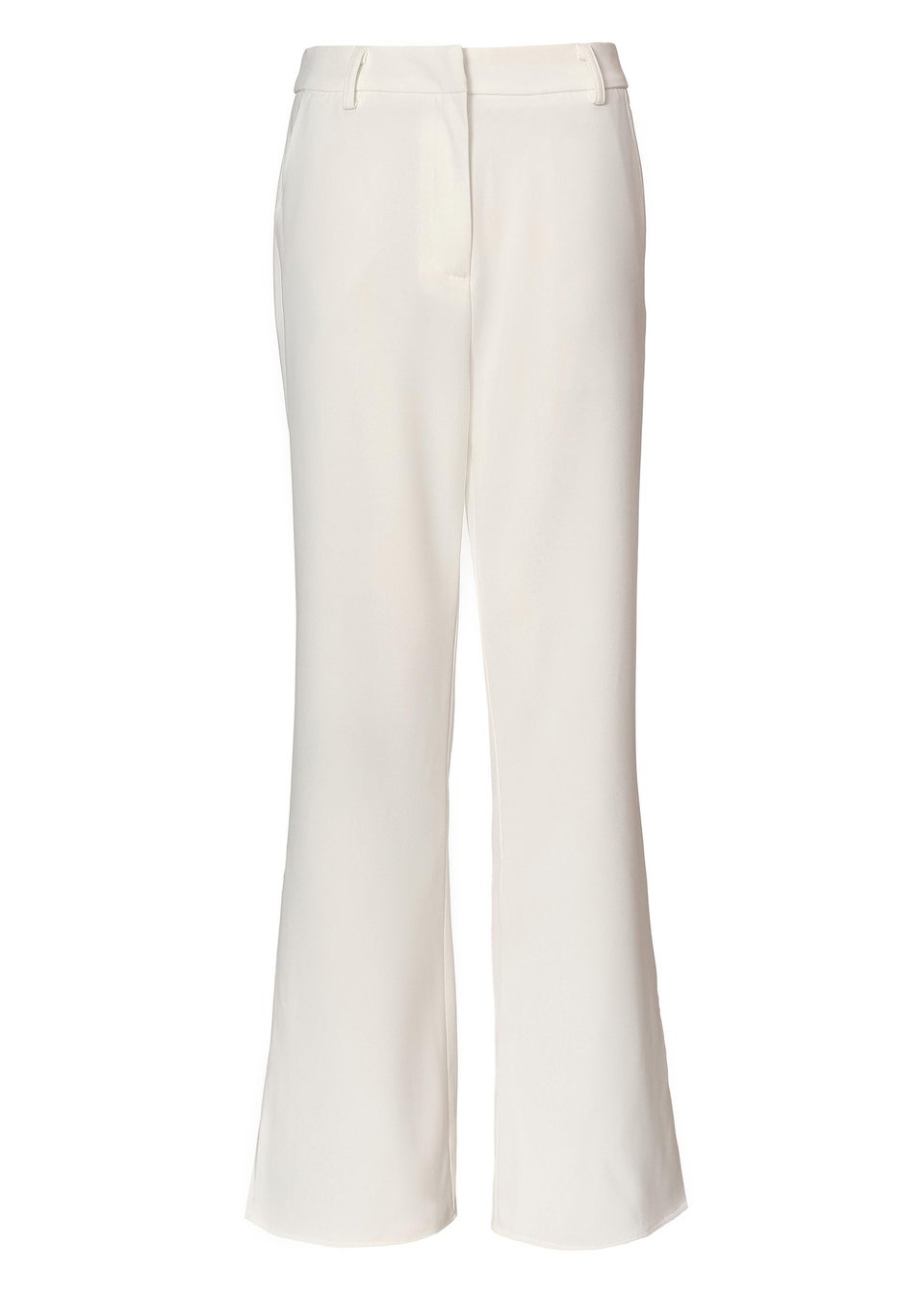 Quiz Cream Tailored Trousers