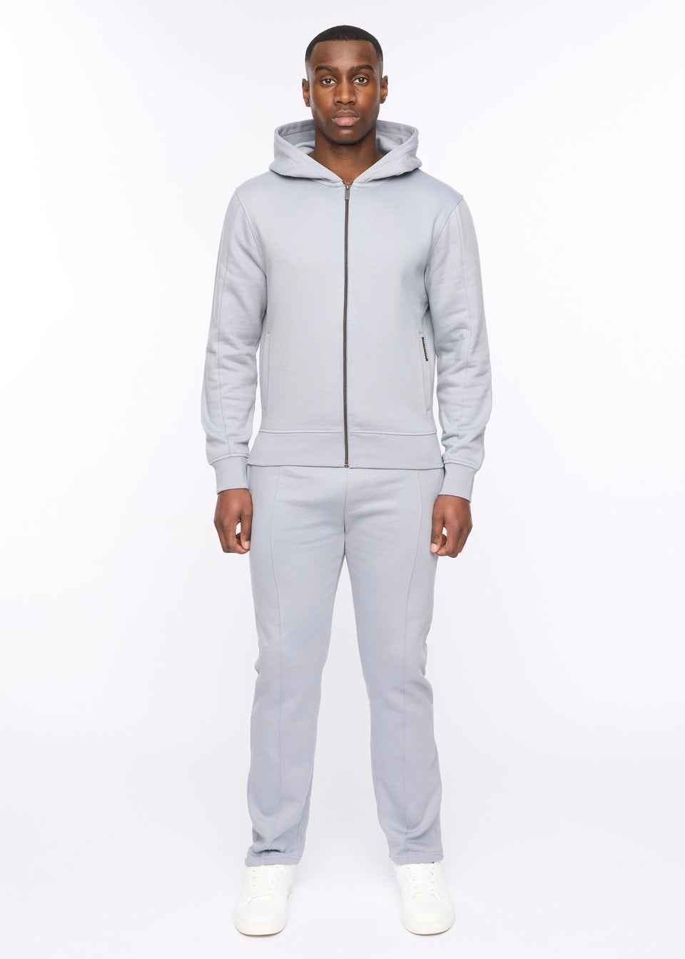 Duck & Cover Steel Blue Chemtars Zip Thru Hoodie