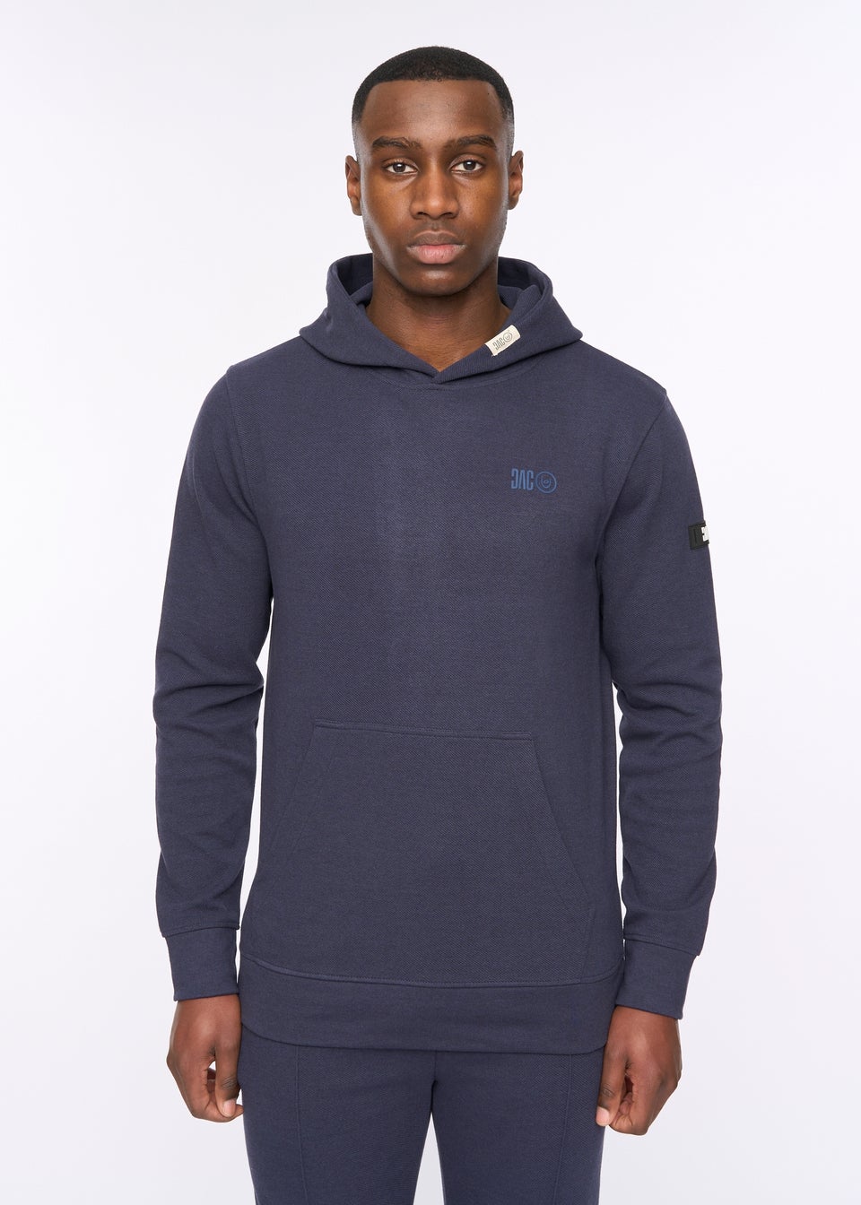 Duck & Cover Dark Navy Hannings Hoodie