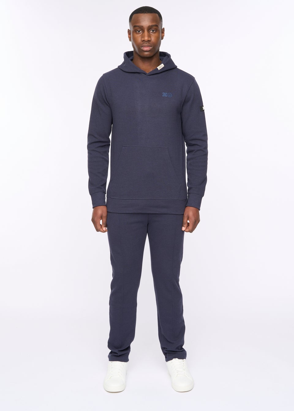 Duck & Cover Dark Navy Hannings Hoodie