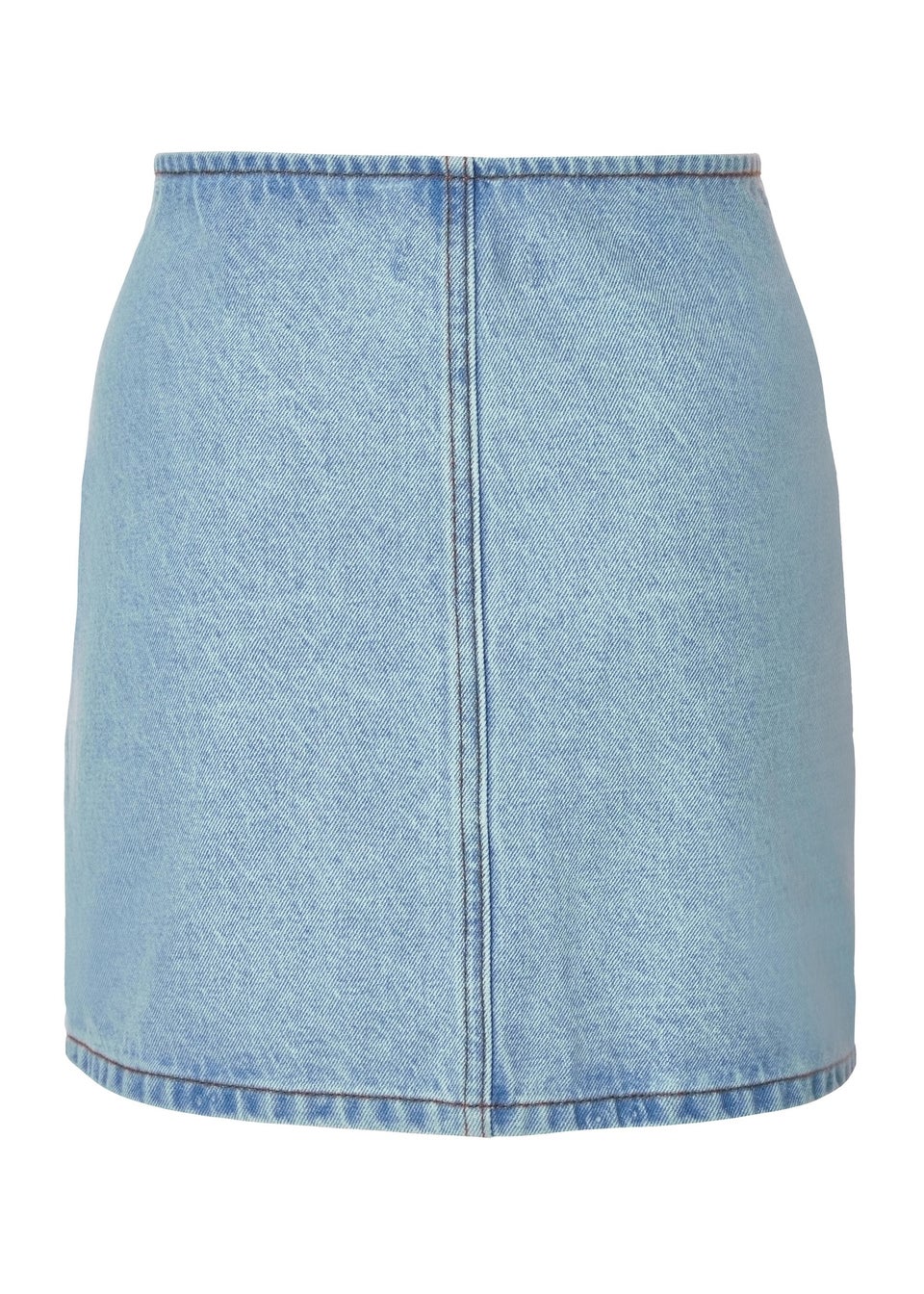 Quiz Blue Denim Bow Detail Skirt