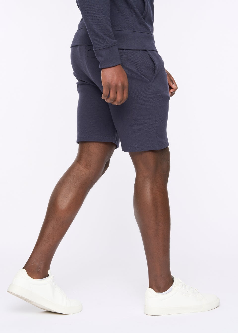 Duck & Cover Dark Navy Hannings Jog Shorts