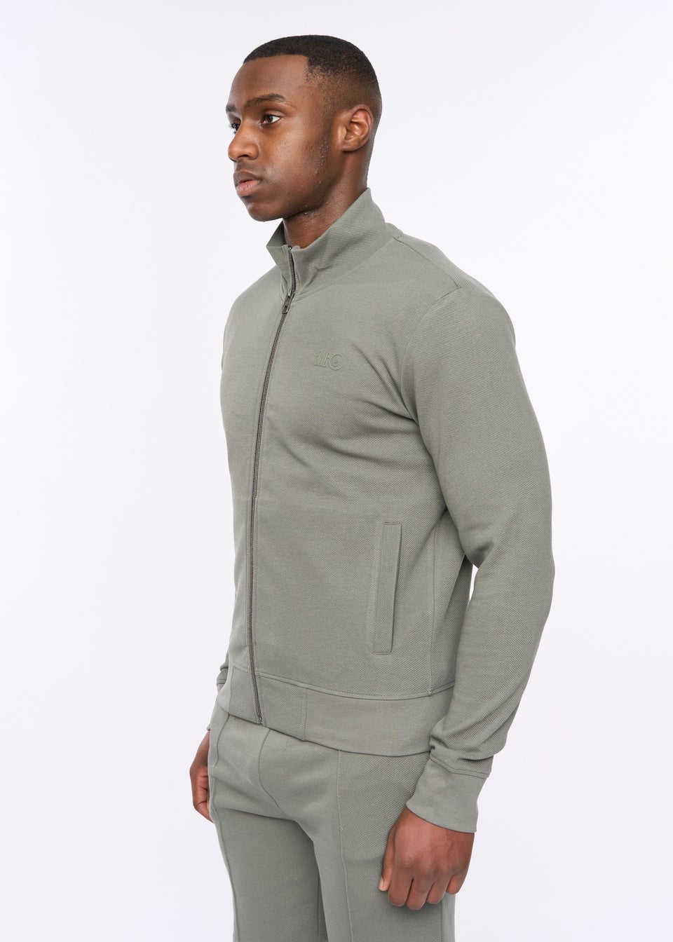 Duck & Cover Olive Hannings Zip Thru Hoodie