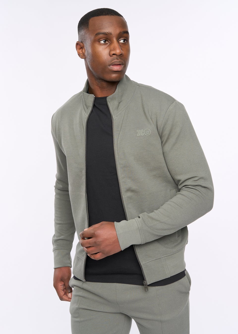 Duck & Cover Olive Hannings Zip Thru Hoodie