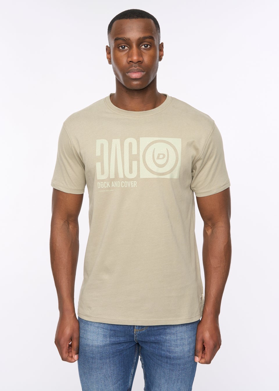 Duck & Cover Sage Hexocamo T-Shirt