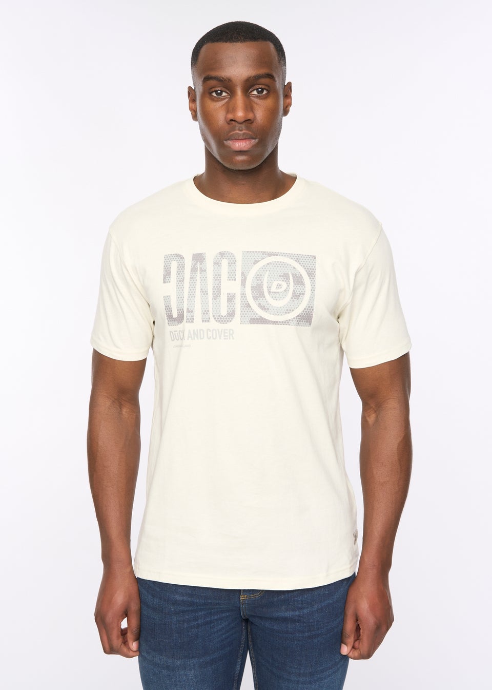 Duck & Cover Off White Hexocamo T-Shirt