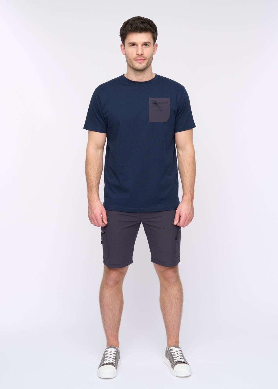 Duck & Cover Navy Puretor T-Shirt
