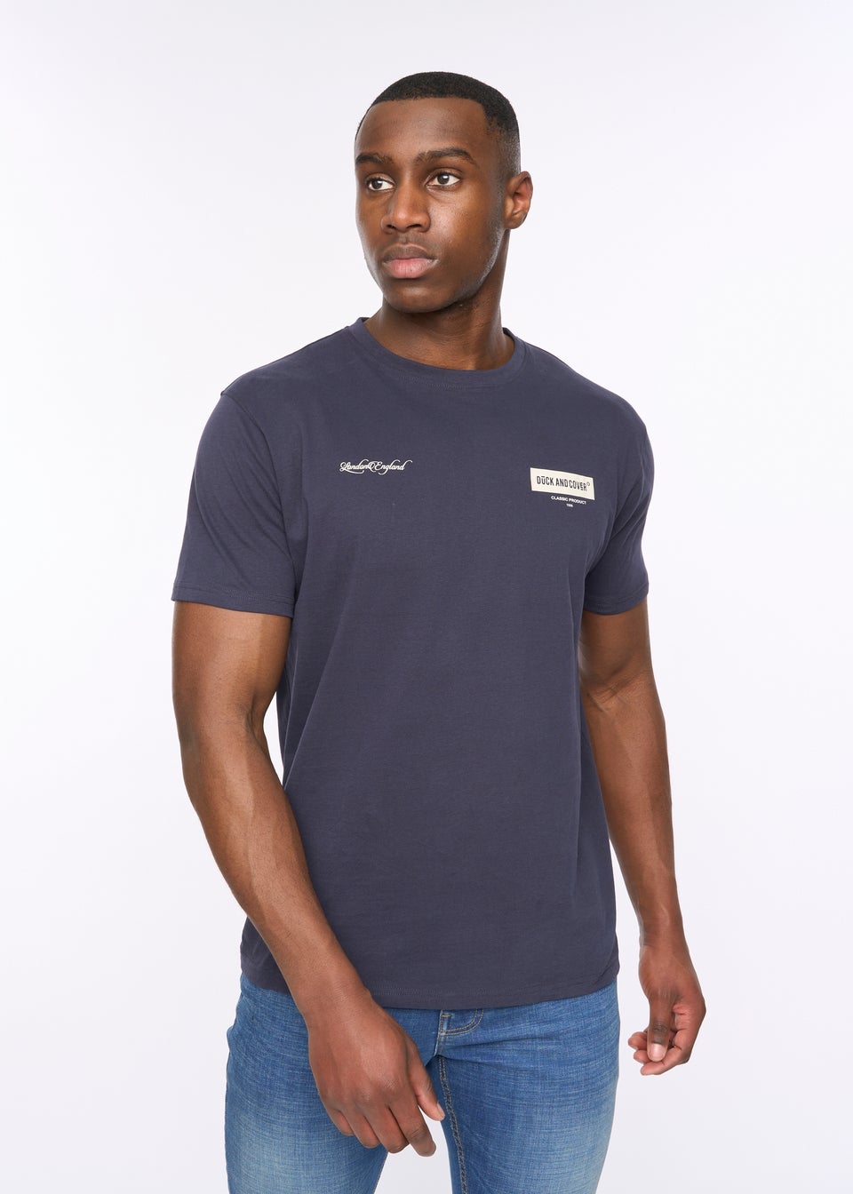 Duck & Cover Navy Mersak T-Shirt