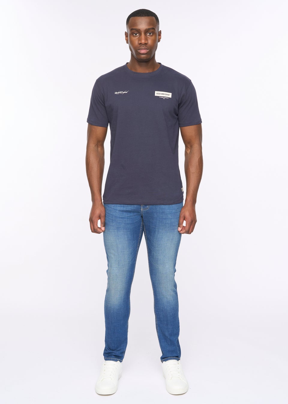 Duck & Cover Navy Mersak T-Shirt